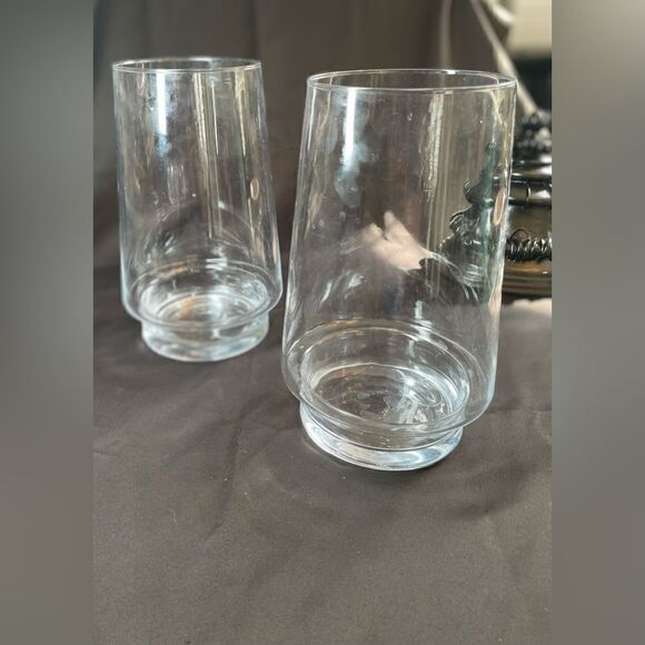 🔥❤️🔥 10” Simple Clear Glass Flared Cylindrical Flower Bouquet Vase EPC 2 Avail - Picture 8 of 9